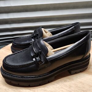 Clarks Women’s Loafers – Orianna Bit, Black, Size 6.5